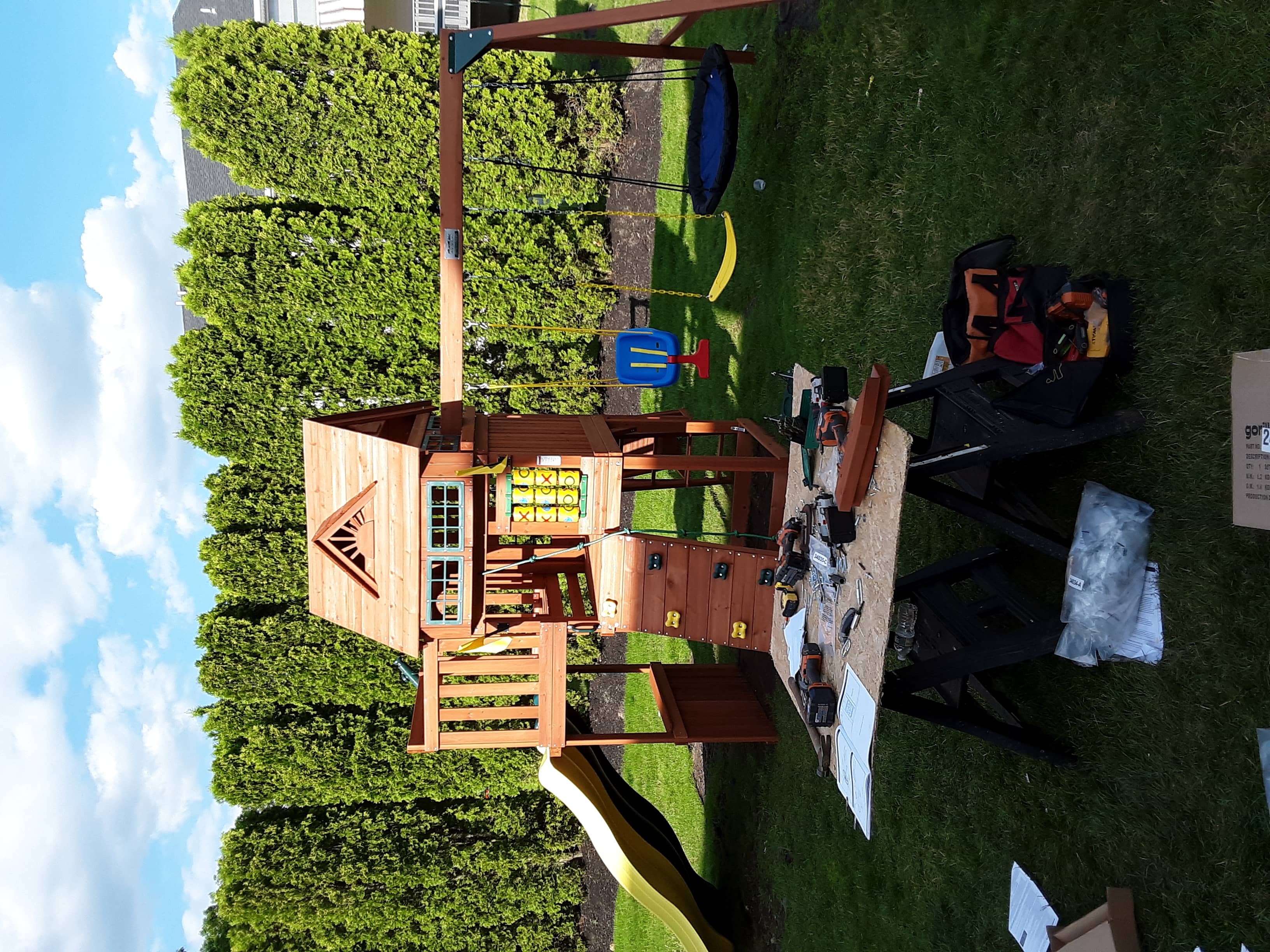 Playset with slides